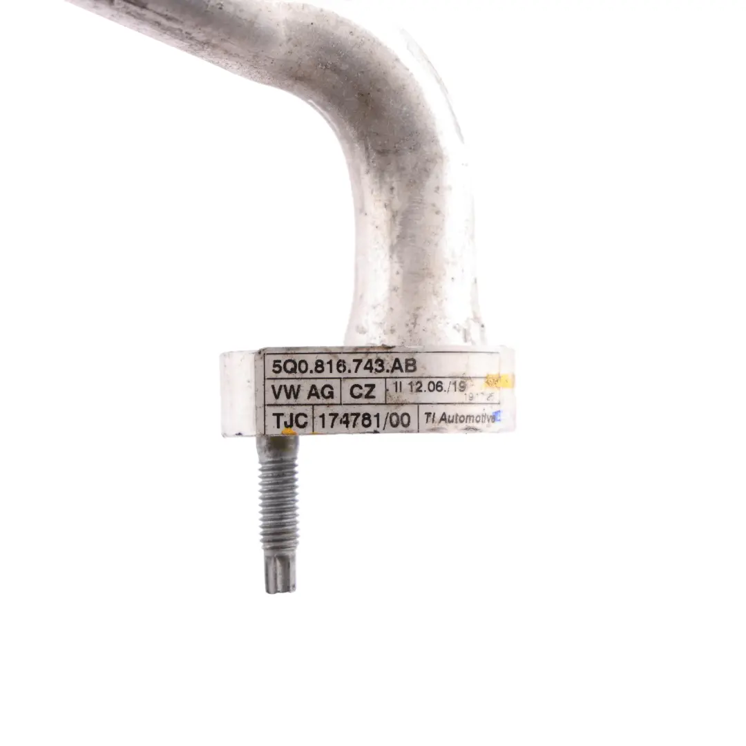 Skoda Octavia Mk3 Air Conditioning Hose A/C Air Con Pipe Line - SKU 5Q0816743AB - Part number 5Q0816743AB