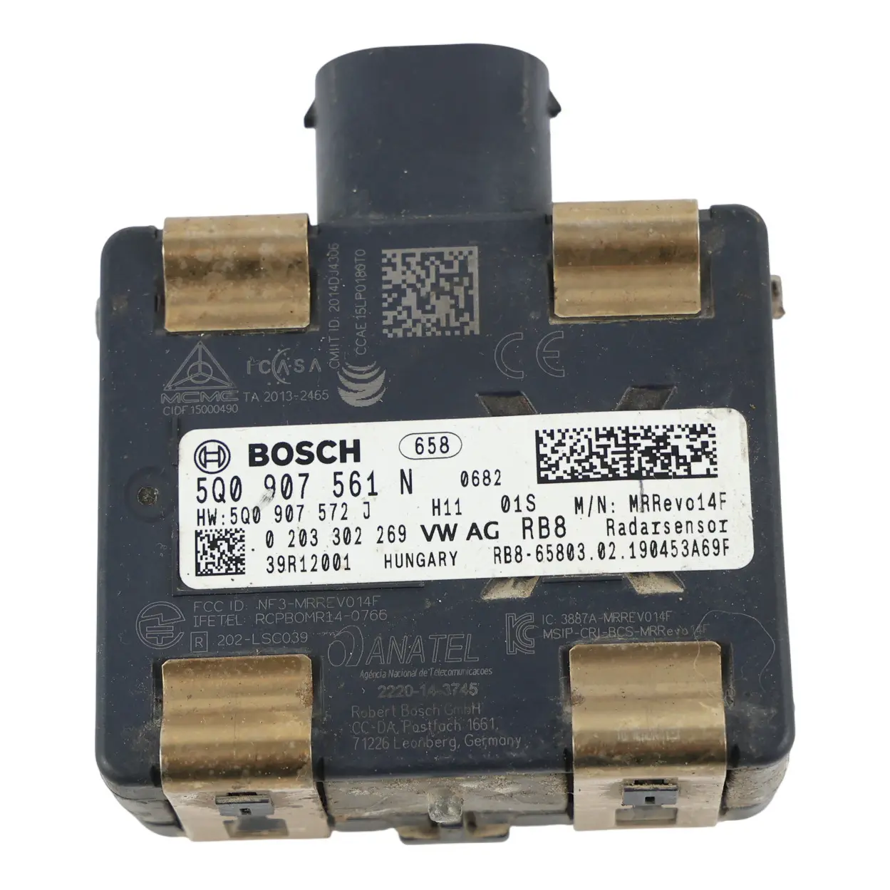 Seat Leon 5F Volkswagen Golf Mk7 Front Radar Sensor Control Module 5Q0907561N