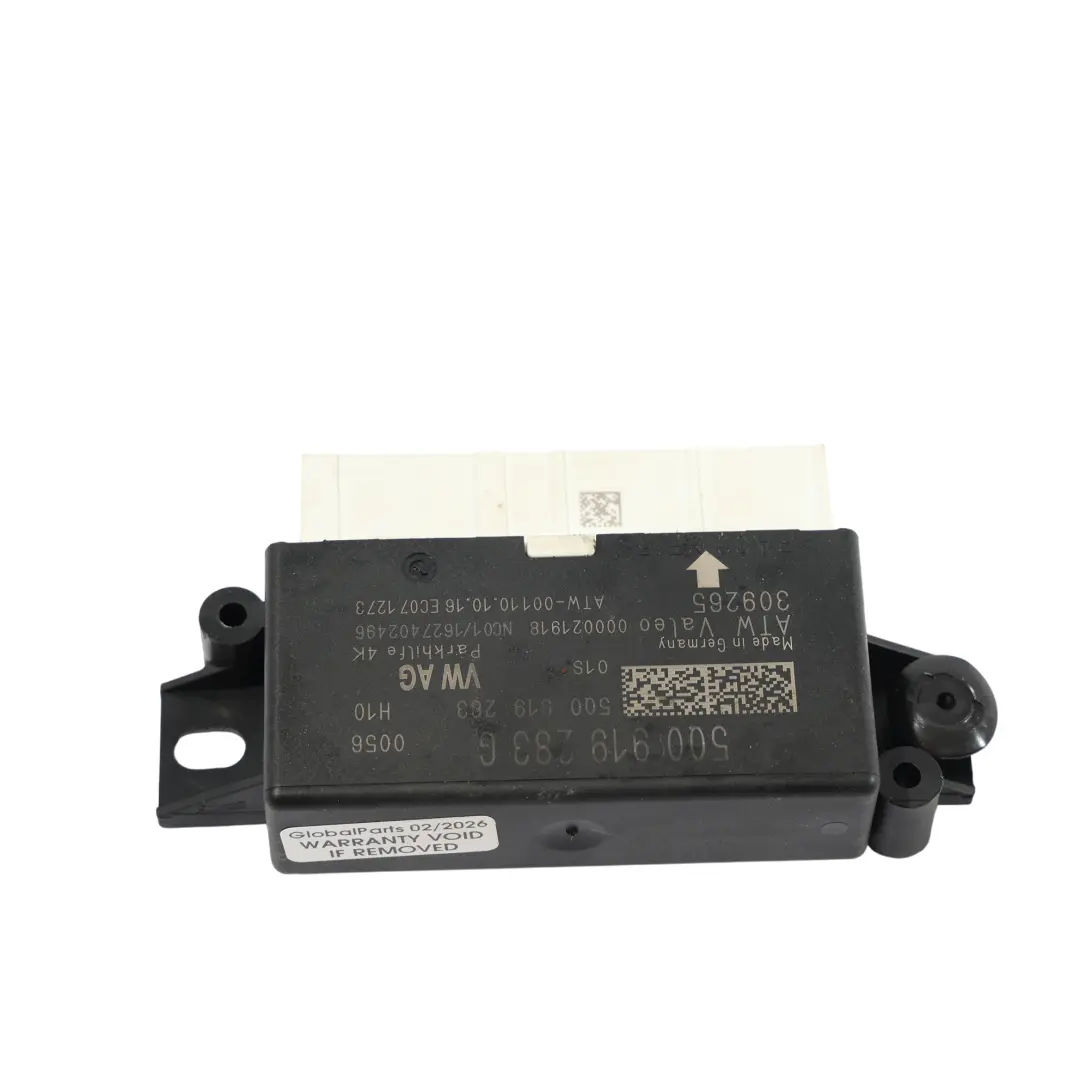Mk4 Superb Mk3 Parking Distance Control Module to Seat Ateca Skoda Fabia with Part number 5Q0919283G Seat Ateca Skoda Fabia Mk4 Superb Mk3 Parking Distance Control Module - SKU 5Q0919283G - Part number 5Q0919283G