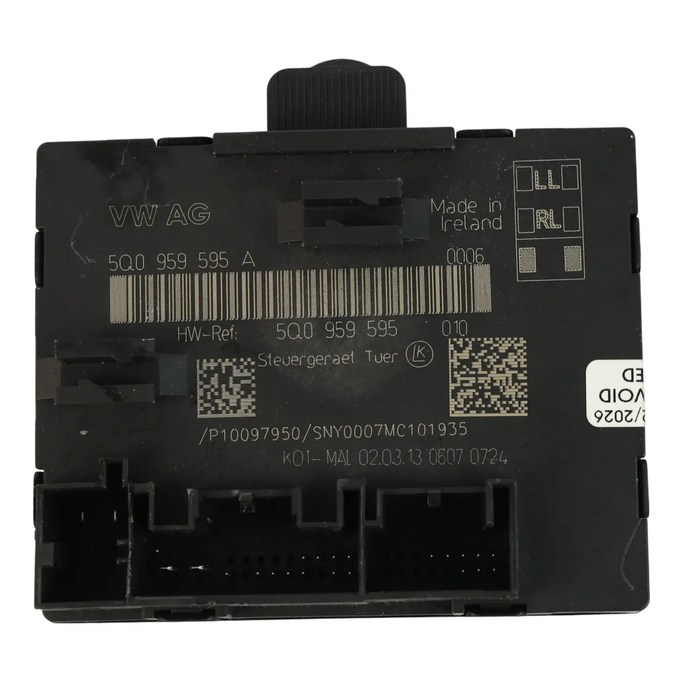 Audi A3 8V Unidad Control Puerta Trasera Izquierda Derecha 5Q0959595A