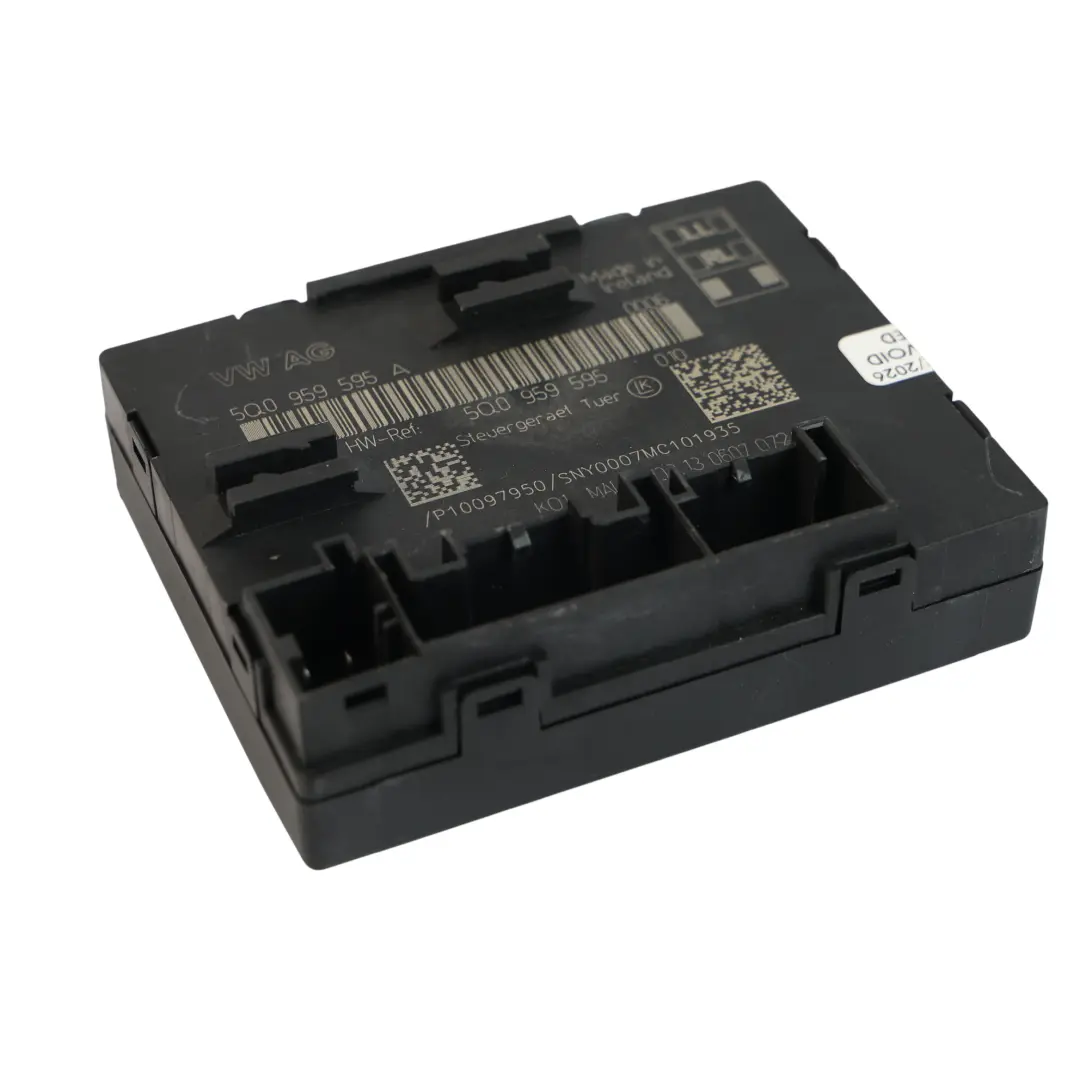 Audi A3 8V Door Control Unit Rear Left Right N/O/S - SKU 5Q0959595A - Part number 5Q0959595A
