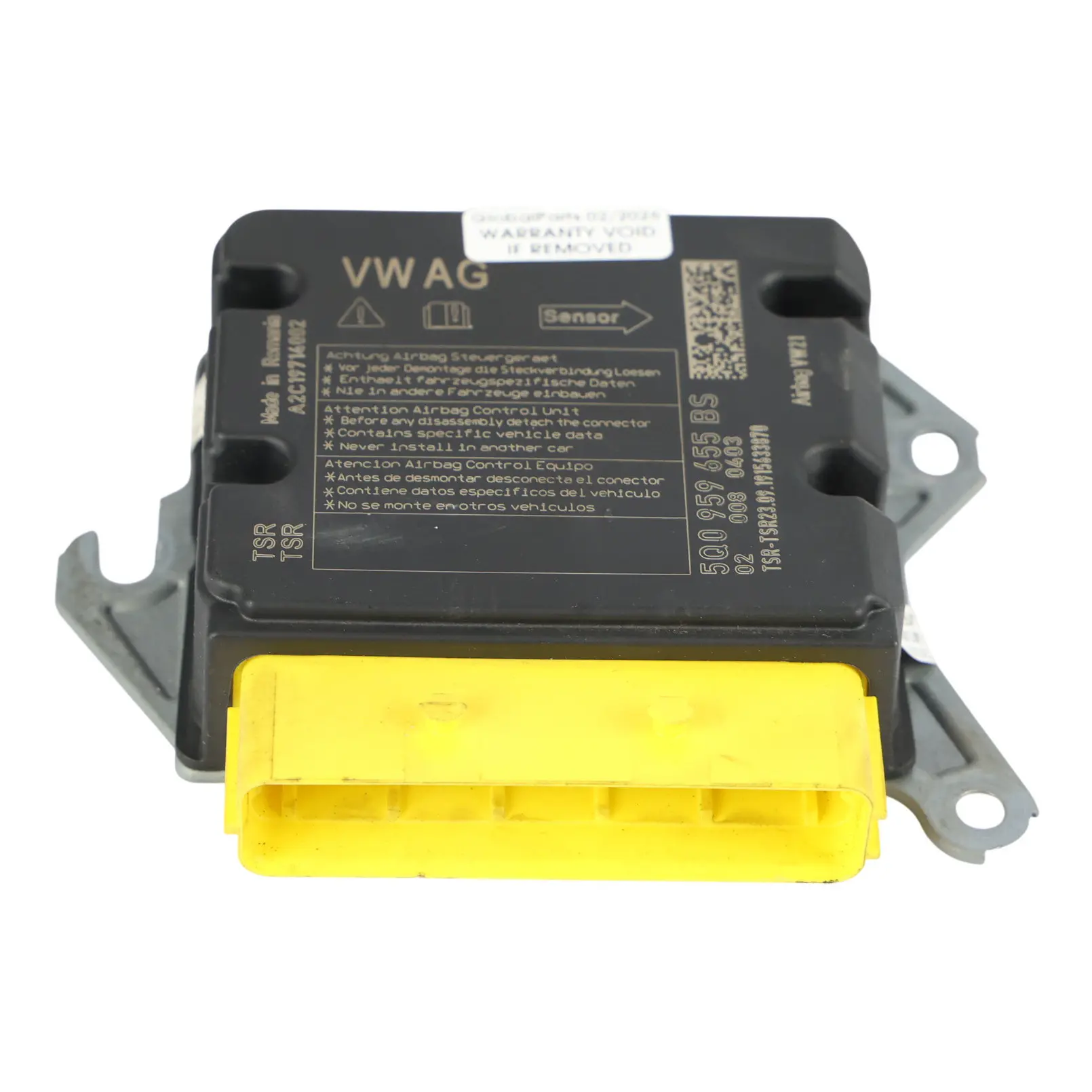 Volkswagen Golf Mk7 5G Moduł Czujnik Poduszek Airbag 5Q0959655BS