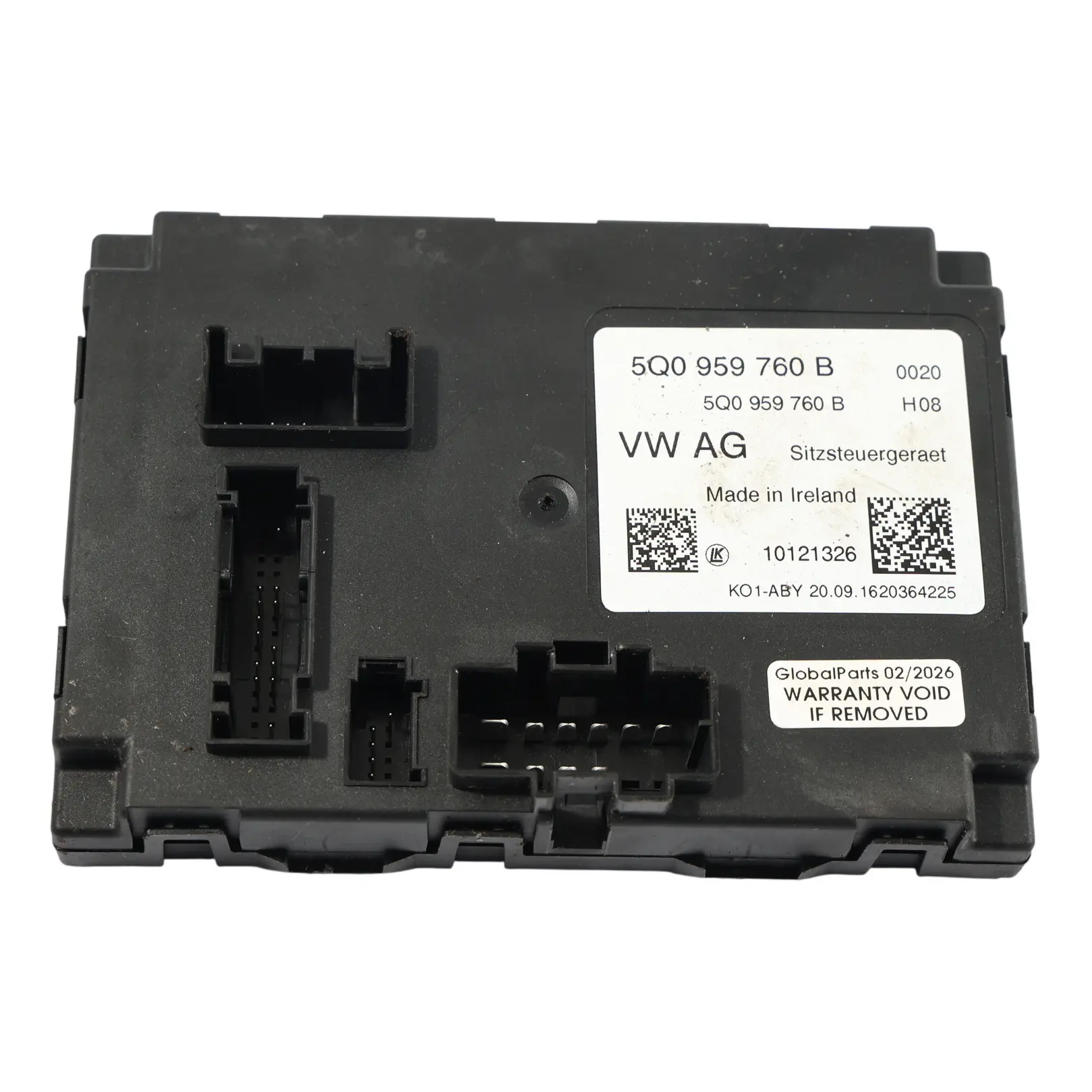 Skoda Superb Mk3 3V Module De Commande De Réglage Du Dossier De Siège 5Q0959760B