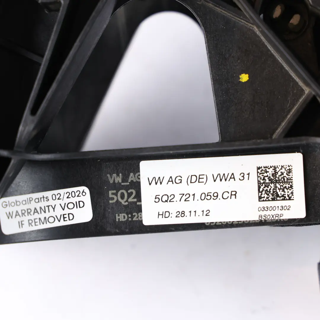 Volkswagen VW Golf 5G 1.2 TSI CJZB Manual Clutch Pedal Mechanism - SKU RHD-5Q2721059CR - Part number 5Q2721059CR