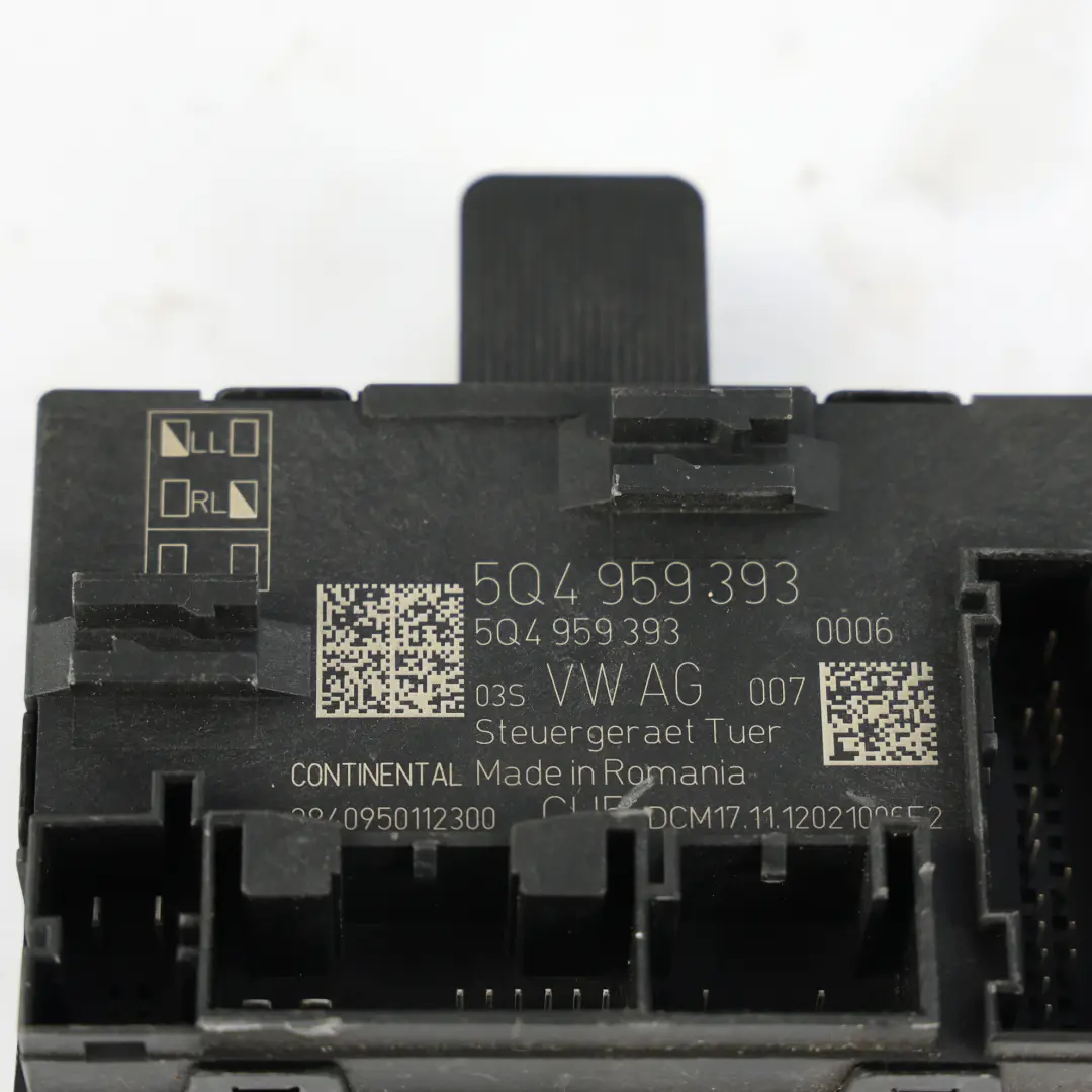 VW Volkswagen Golf MK7 Vorne Tür Steuergerät Modul - SKU 5Q4959393 - Teilenummer 5Q4959393