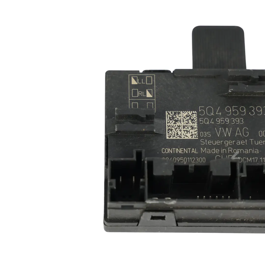 Front Door Control Unit Module to VW Volkswagen Golf MK7 with Part number 5Q4959393 VW Volkswagen Golf MK7 Front Door Control Unit Module - SKU 5Q4959393 - Part number 5Q4959393