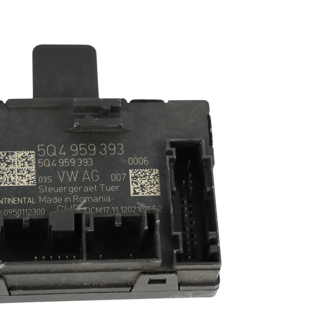 Module De Commande De Porte Avant pour VW Volkswagen Golf MK7 à propos du numéro de pièce 5Q4959393 VW Volkswagen Golf MK7 Module De Commande De Porte Avant - SKU 5Q4959393 - Numéro de pièce 5Q4959393