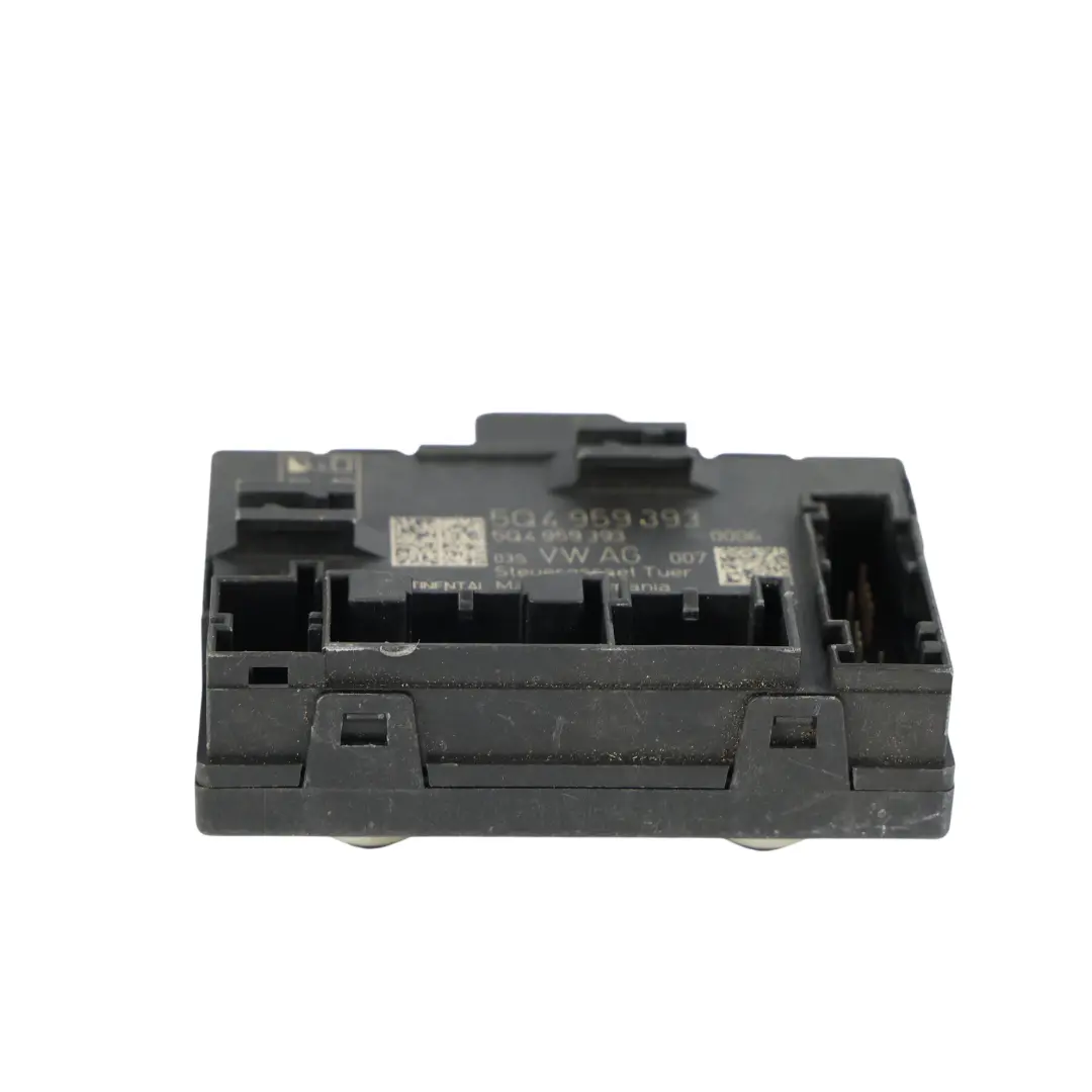 Front Door Control Unit Module to VW Volkswagen Golf MK7 with Part number 5Q4959393 VW Volkswagen Golf MK7 Front Door Control Unit Module - SKU 5Q4959393 - Part number 5Q4959393