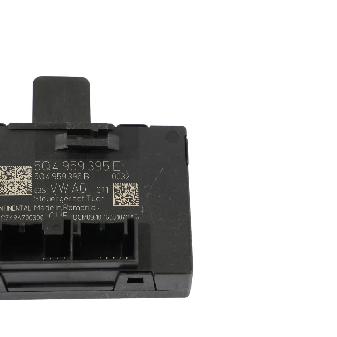 Skoda Superb Mk3 3V Hintere Tür Steuergerät Modul Links Rechts - SKU 5Q4959395E - Teilenummer 5Q4959395E