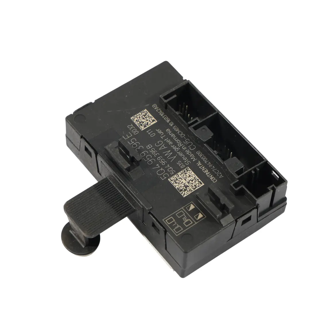 Mk3 3V Módulo Control Puerta Trasera Izquierda Derecha para Skoda Superb con número de pieza 5Q4959395E Skoda Superb Mk3 3V Módulo Control Puerta Trasera Izquierda Derecha - SKU 5Q4959395E - Número de pieza 5Q4959395E