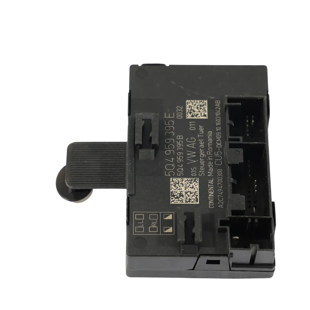 Skoda Superb Mk3 3V Rear Door Control Unit Module Left Right N/O/S - SKU 5Q4959395E - Part number 5Q4959395E
