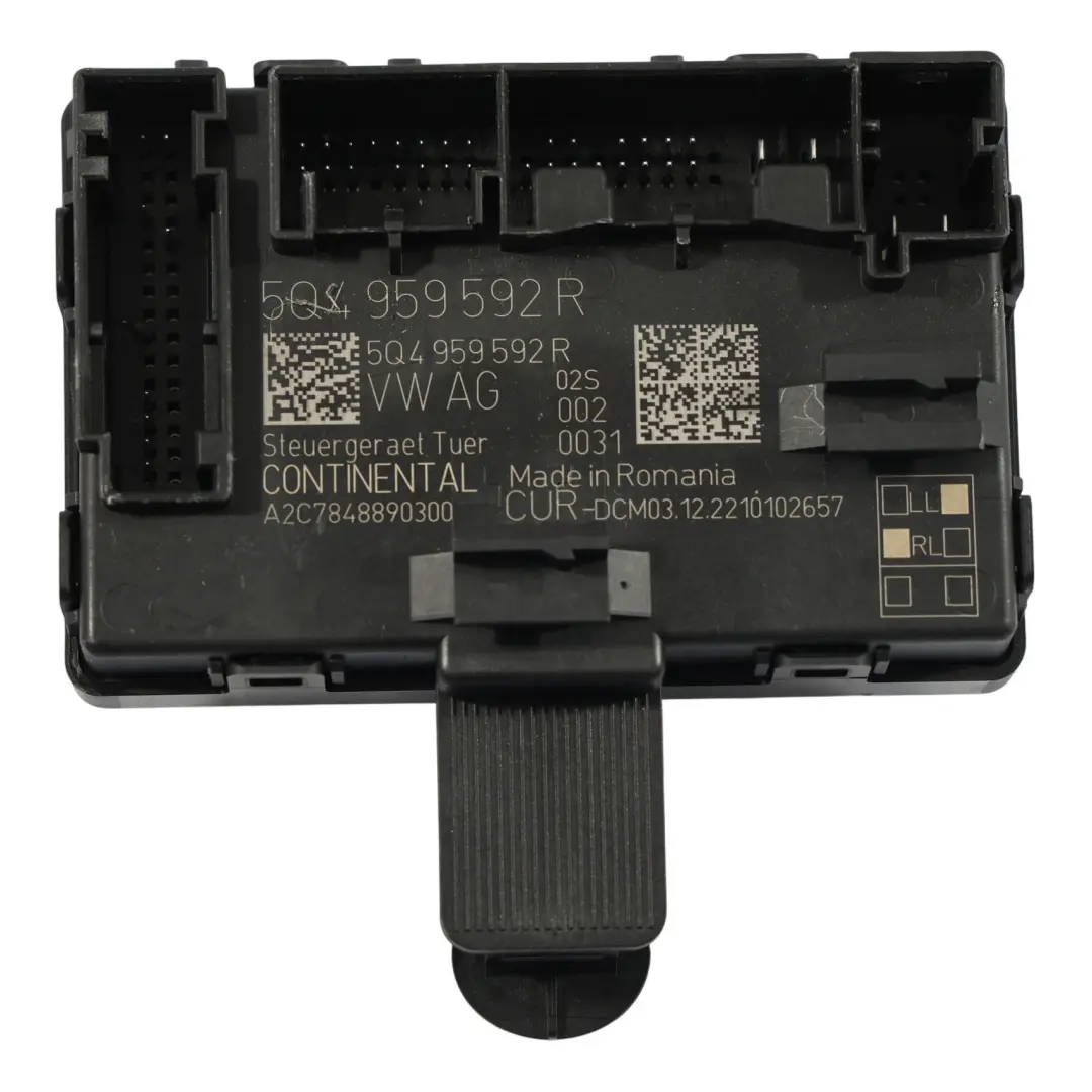 Skoda Octavia IV Door Module Control Unit Front Passenger's Side - SKU 5Q4959592R - Part number 5Q4959592R