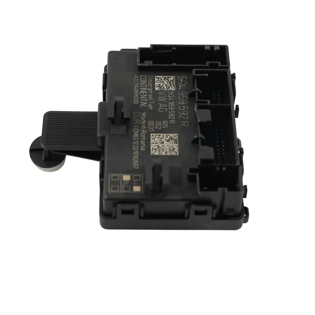 Module De Commande De Porte Avant Côté Passager pour Skoda Octavia IV à propos du numéro de pièce 5Q4959592R Skoda Octavia IV Module De Commande De Porte Avant Côté Passager - SKU 5Q4959592R - Numéro de pièce 5Q4959592R