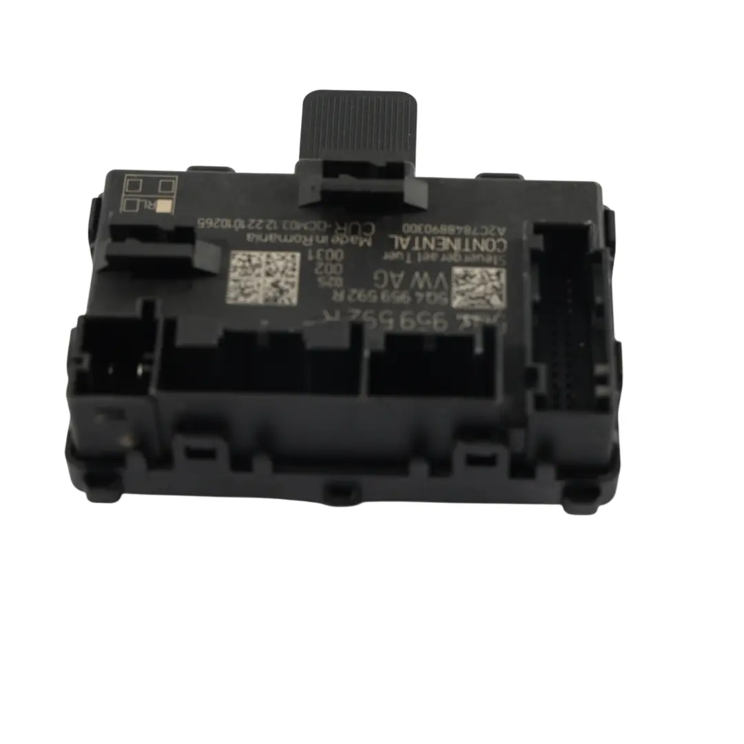 Modulo Porta Controllo Lato Passeggero Anteriore per Skoda Octavia IV con numero di parte 5Q4959592R Skoda Octavia IV Modulo Porta Controllo Lato Passeggero Anteriore - SKU 5Q4959592R - Numero di parte 5Q4959592R