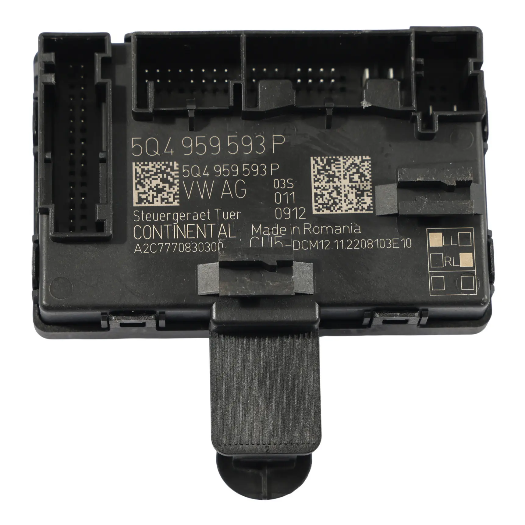 Skoda Octavia IV Modulo Di Controllo Porta Anteriore Lato Guidatore 5Q4959593P