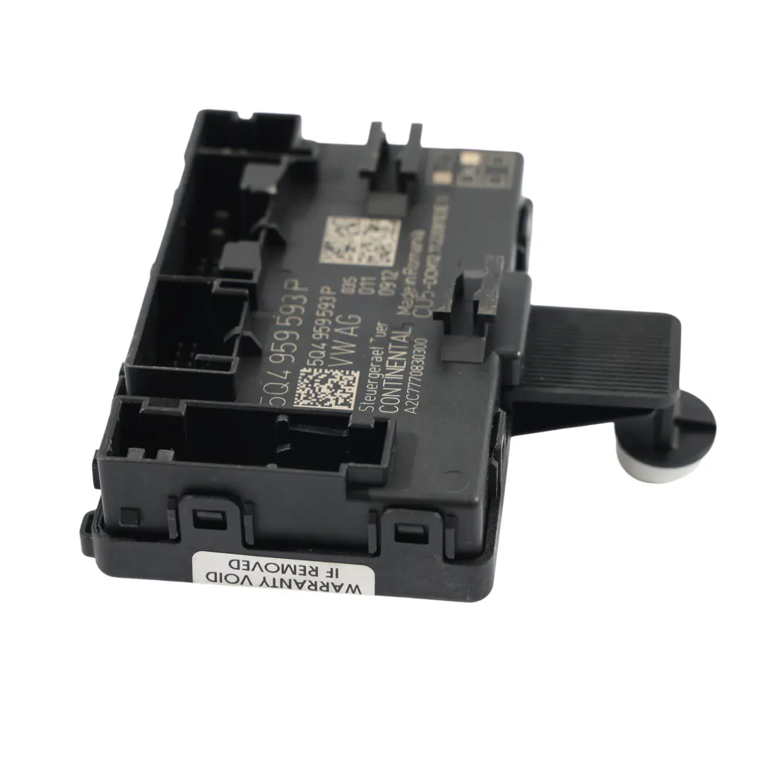 Skoda Octavia IV Unidad De Control Del Módulo Puerta Lado Conductor - SKU 5Q4959593P - Número de pieza 5Q4959593P