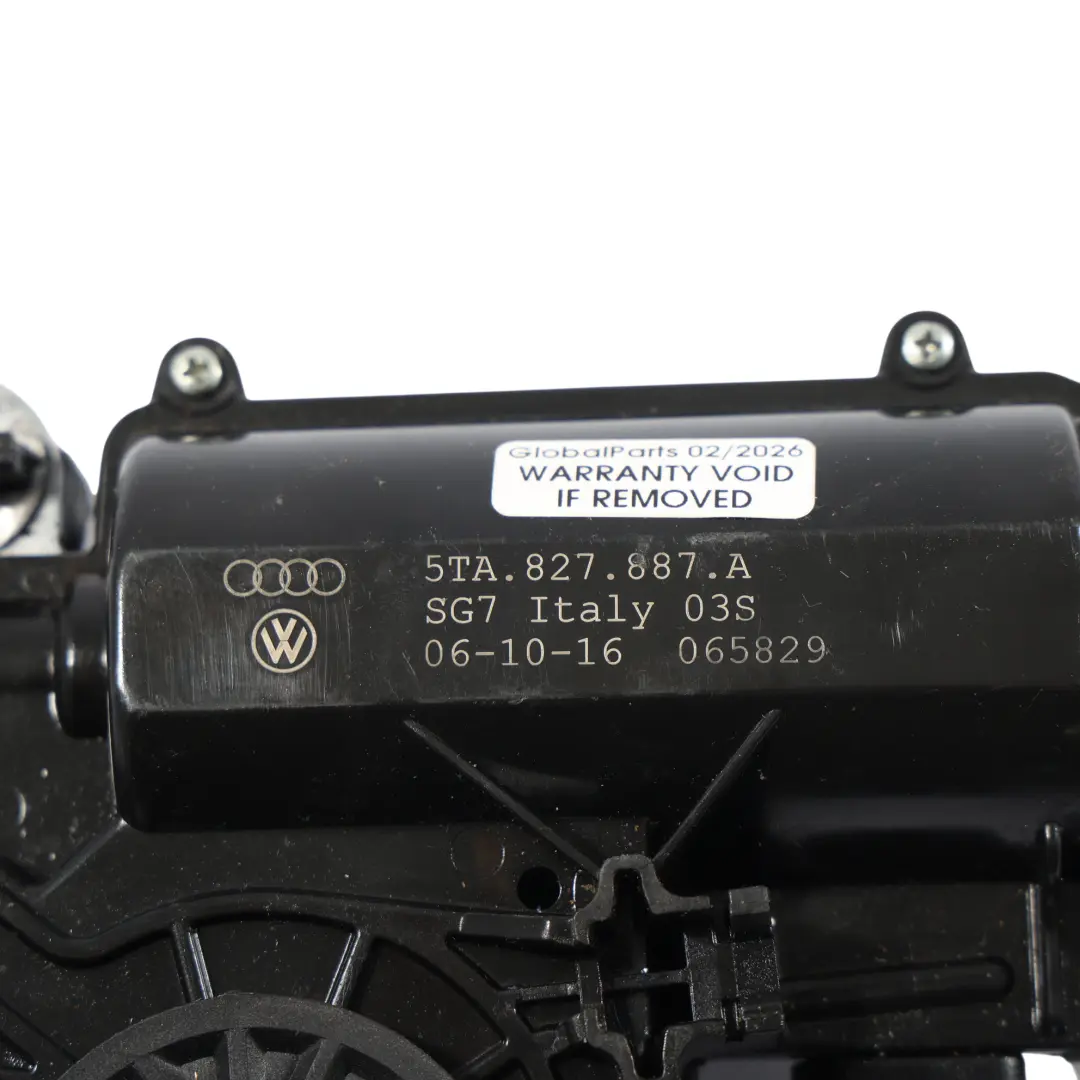 Skoda Superb Mk3 Trunk Lid Lock Boot Catch Soft Close Motor Actuator - SKU 5TA827887A - Part number 5TA827887A