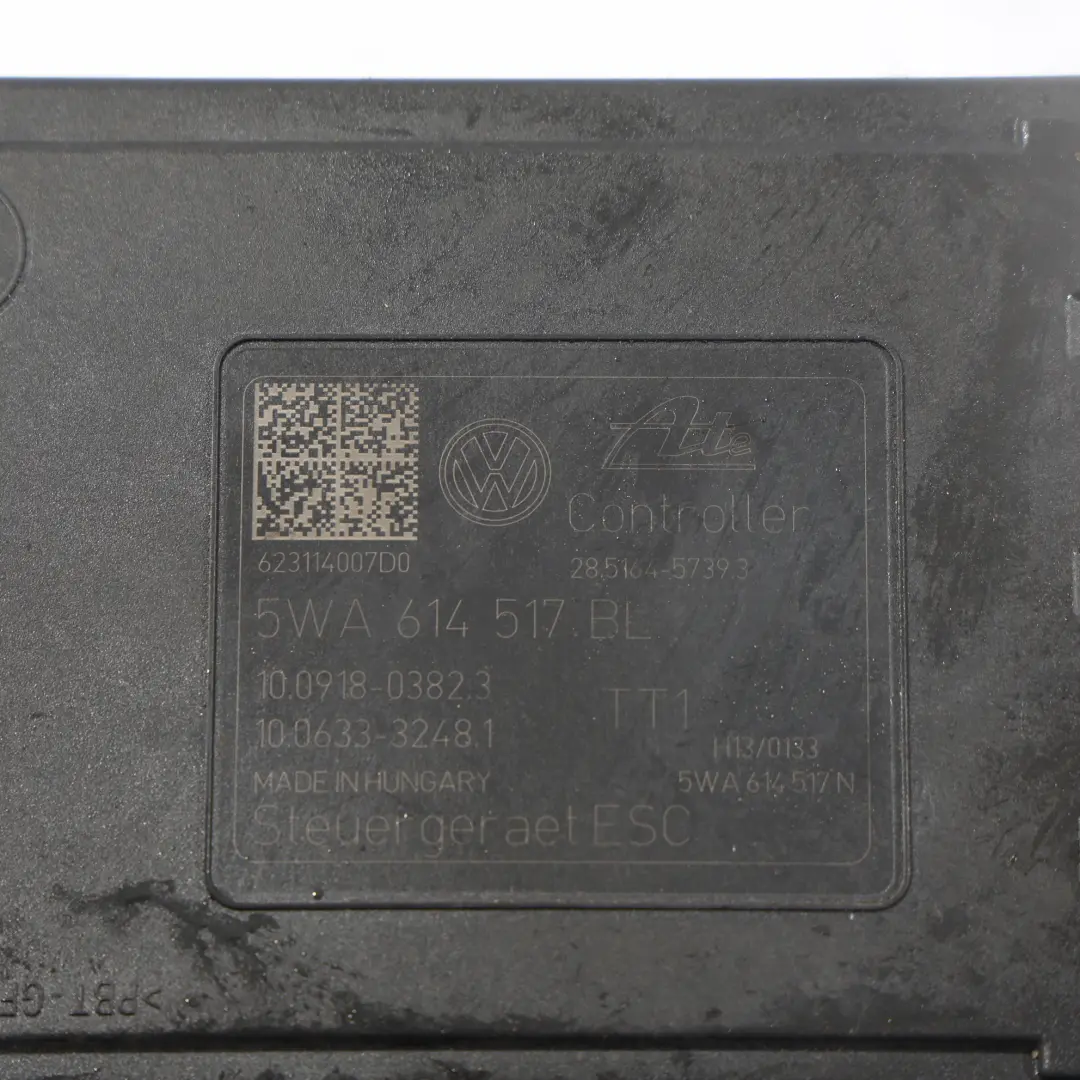 Skoda Octavia Mk4 Pompe ABS Hydraulique Module Contrôle Frein - SKU 5WA614517BL - Numéro de pièce 5WA614517BL