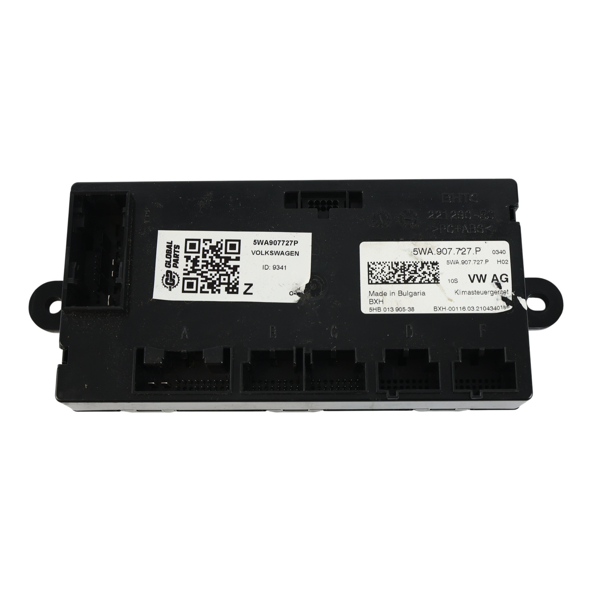 Skoda Octavia IV Climate Air Conditioning Control Module Unit 5WA907727P