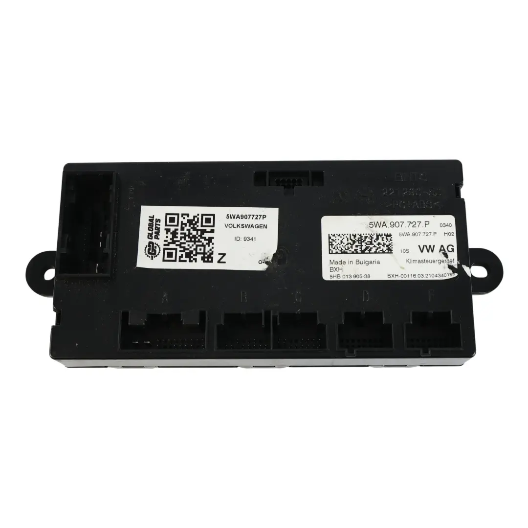 Módulo Control Climatización para Volkswagen Skoda Octavia IV con número de pieza 5WA907727P Volkswagen Skoda Octavia IV Módulo Control Climatización - SKU 5WA907727P - Número de pieza 5WA907727P