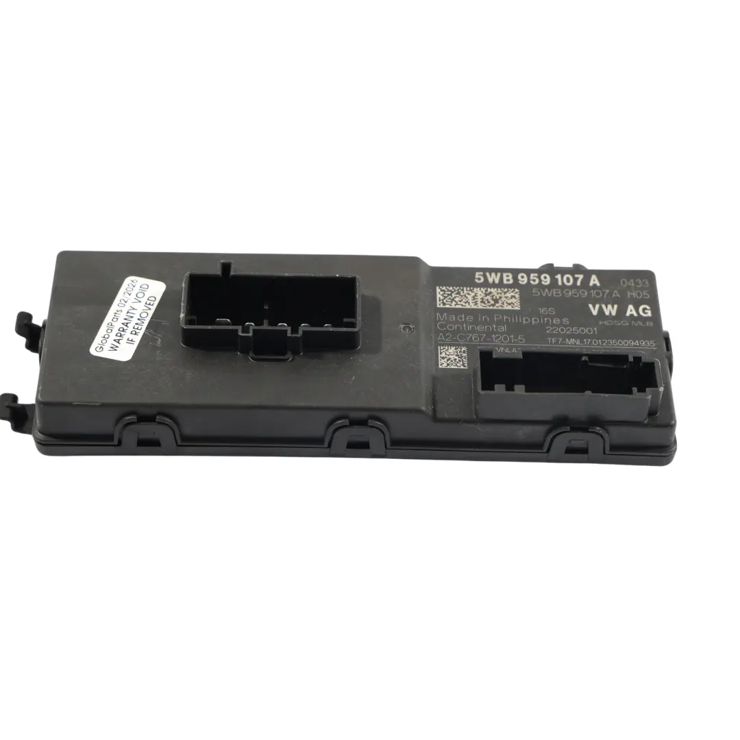 Mk4 Portellone Posteriore Modulo Di Controllo ECU per Skoda Octavia con numero di parte 5WB959107A Skoda Octavia Mk4 Portellone Posteriore Modulo Di Controllo ECU - SKU 5WB959107A - Numero di parte 5WB959107A