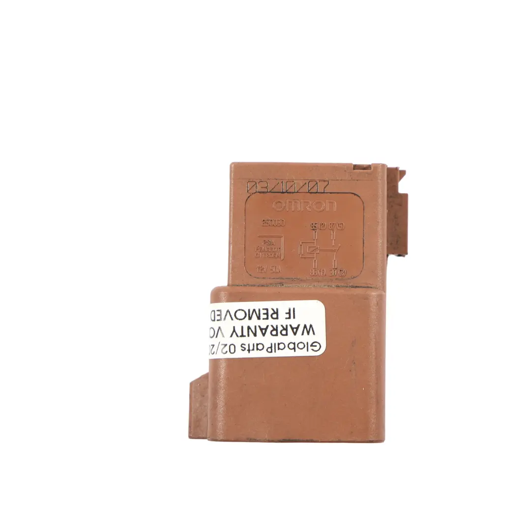 Unidad De Control Del Relé Ventilador Refrigerante Omron 250030 para Peugeot 308 T7 con número de pieza 6545XF Peugeot 308 T7 Unidad De Control Del Relé Ventilador Refrigerante Omron 250030 - SKU 6545XF - Número de pieza 6545XF