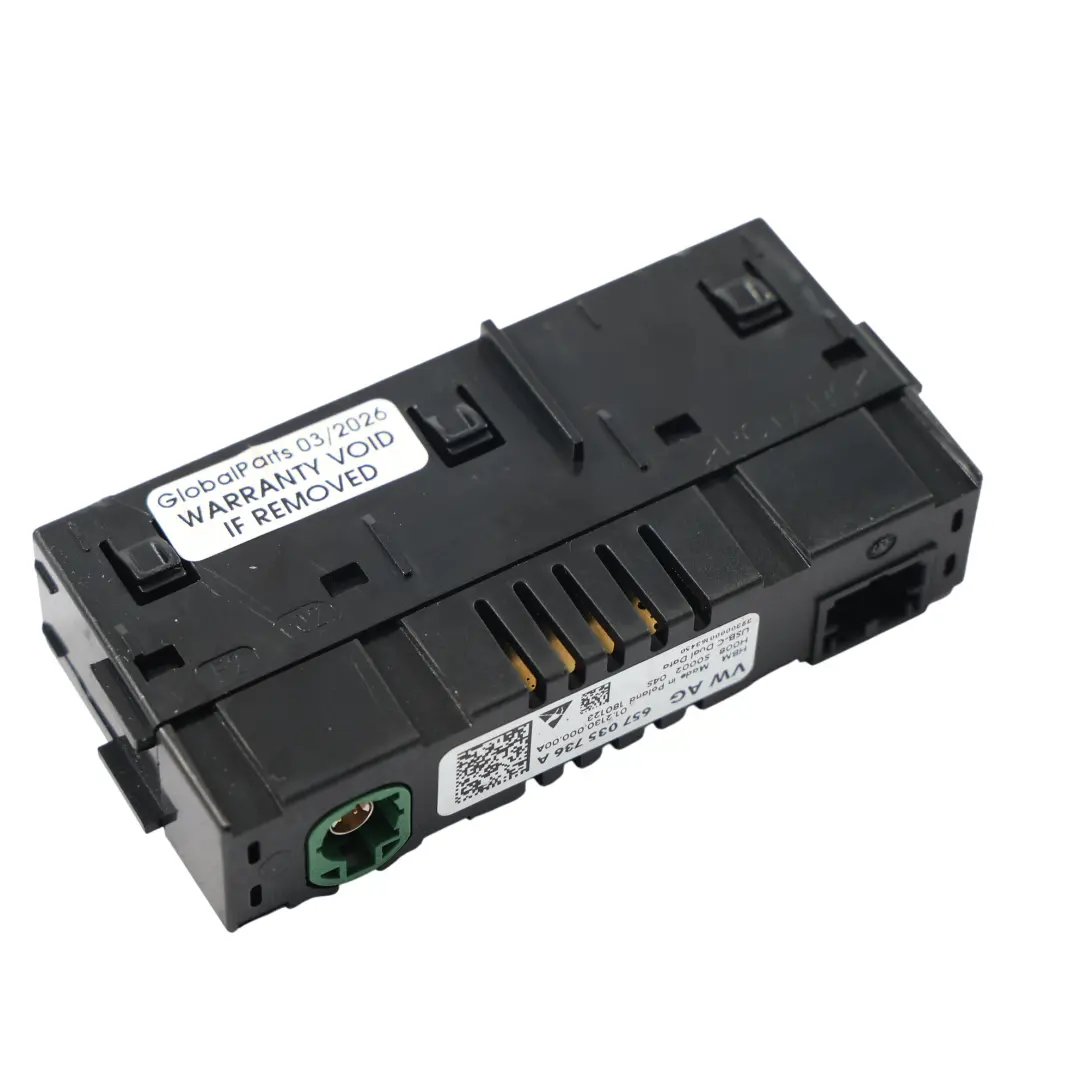 Skoda Octavia IV Rivestimento Console Centrale Presa Ricarica USB-C - SKU 657035736A - Numero di parte 657035736A