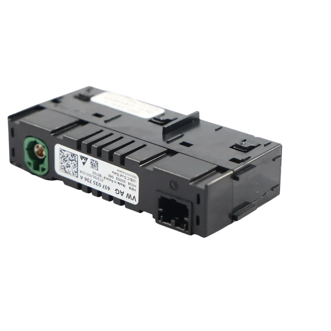 Skoda Octavia IV Ablage Verkleidung Mittelkonsole USB-C Ladebuchse - SKU 657035736A - Teilenummer 657035736A