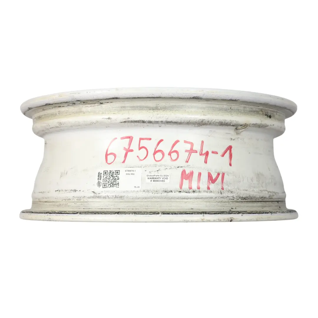Mini Cooper One R50 R52 R53 Blanc Alliage en Alu Jante 15" ET:45 5,5J - SKU 6756674-1 - Numéro de pièce 6756674