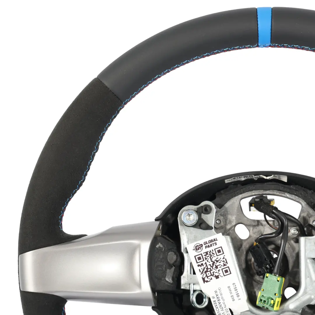 BMW Z4 E85 Roadster Lenkrad NEU Schwarz Leder Alcantara M Sport Look - SKU 6758158-1 - Teilenummer 6758158