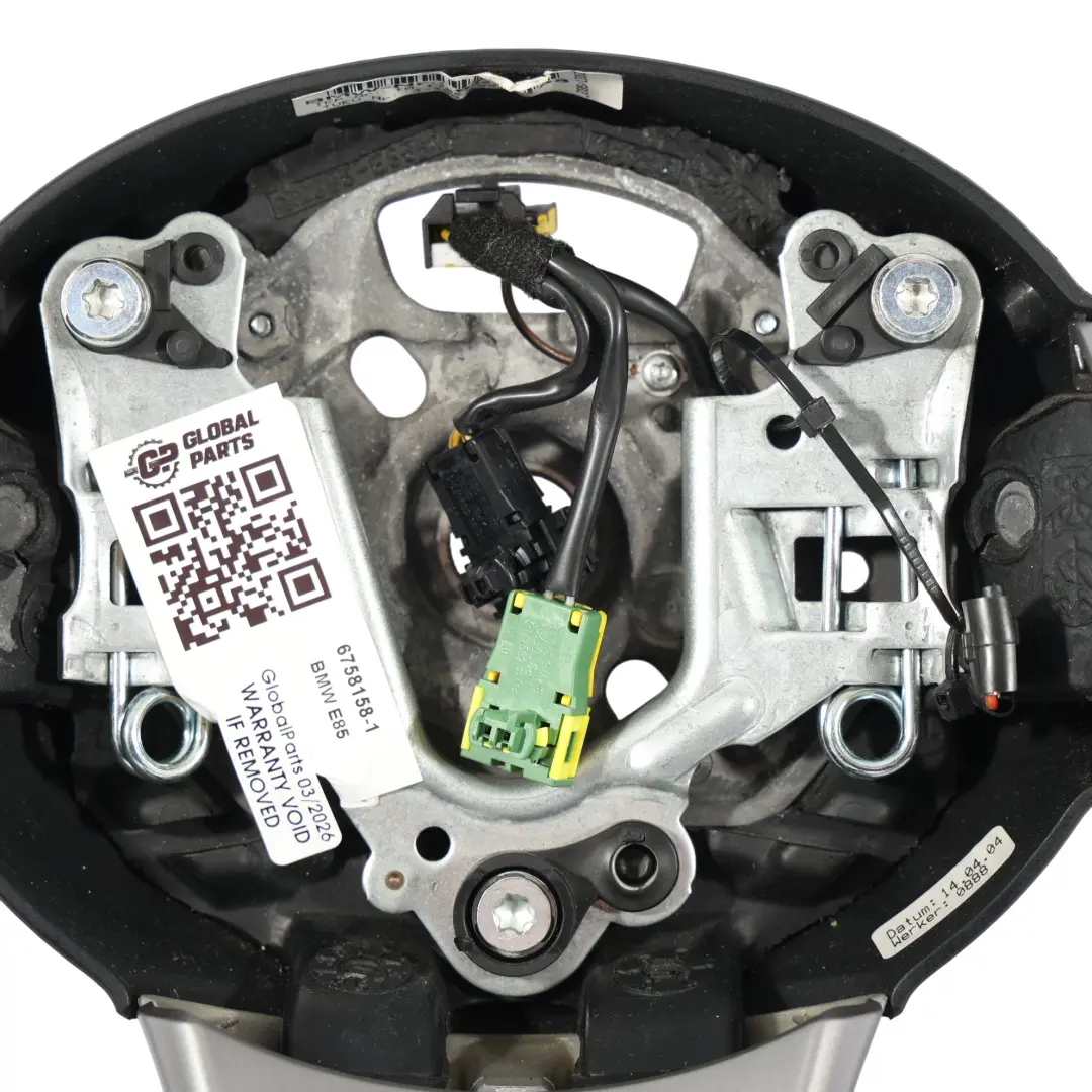 BMW Z4 E85 Kierownica Sportowa Sport NOWA Czarna Skóra Alcantara - SKU 6758158-1 - Numer Części 6758158