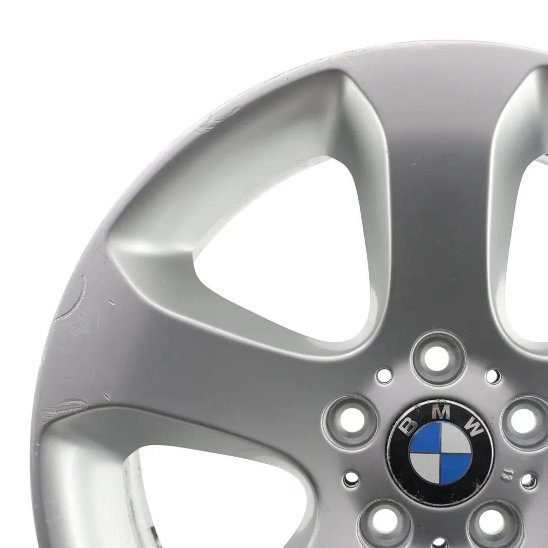 Front Silver Wheel Alloy Rim 19" Star Spoke 132 9J ET:48 to BMW X5 E53 with Part number 6761931 BMW X5 E53 Front Silver Wheel Alloy Rim 19" Star Spoke 132 9J ET:48 - SKU 6761931-1 - Part number 6761931