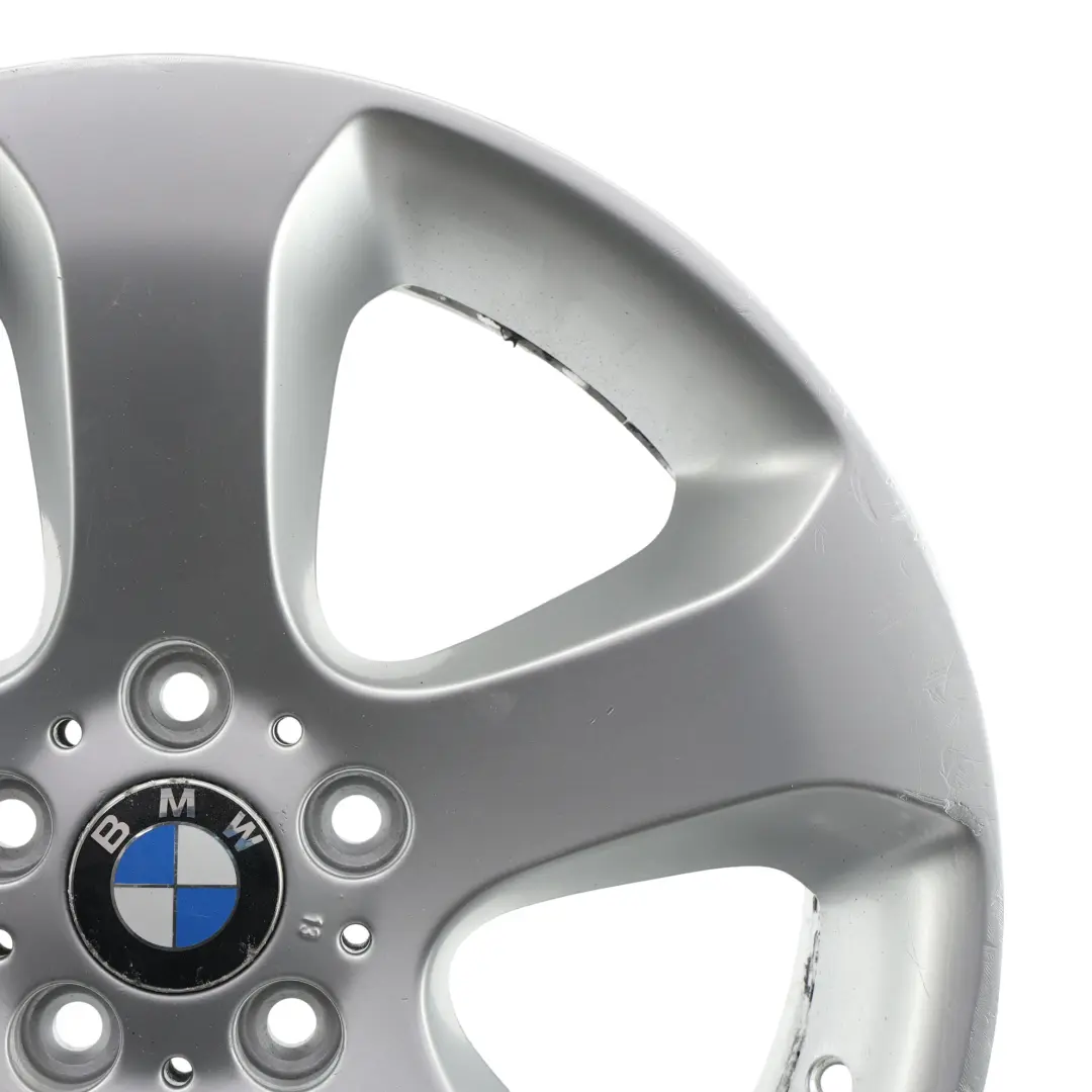 Front Silver Wheel Alloy Rim 19" Star Spoke 132 9J ET:48 to BMW X5 E53 with Part number 6761931 BMW X5 E53 Front Silver Wheel Alloy Rim 19" Star Spoke 132 9J ET:48 - SKU 6761931-1 - Part number 6761931