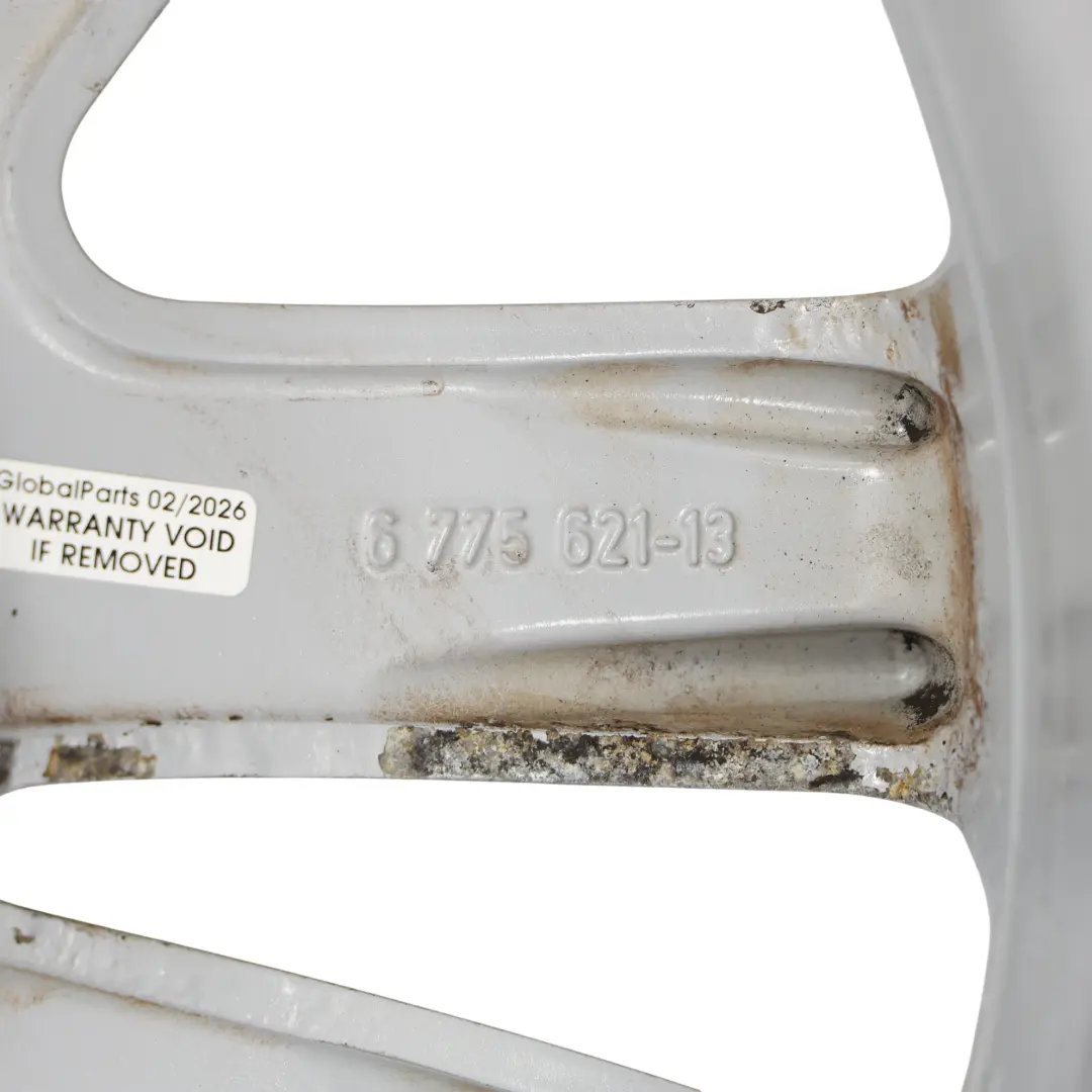 BMW E81 E87 Felga Aluminiowa Srebrna 17" V-Spoke 141 ET:47 7J 6762888 - SKU 6762888-1 - Numer Części 6775621