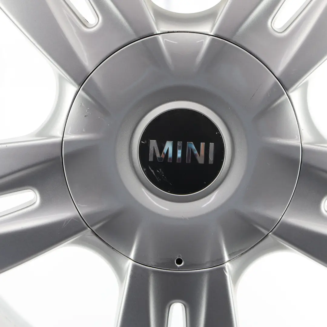 Alloy Rim 15" 5,5J ET:45 5 Star Rocket 93 to Mini R50 Silver Wheel with Part number 6763295 Mini R50 Silver Wheel Alloy Rim 15" 5,5J ET:45 5 Star Rocket 93 - SKU 6763295-2 - Part number 6763295