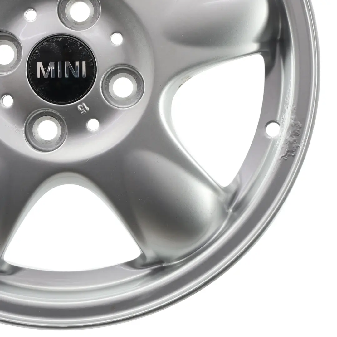 Mini One R50 R55 R56 Silver Wheel Alloy Rim 15" 5,5J 5-Start Spooler 100 - SKU 6768498-2 - Part number 6768498