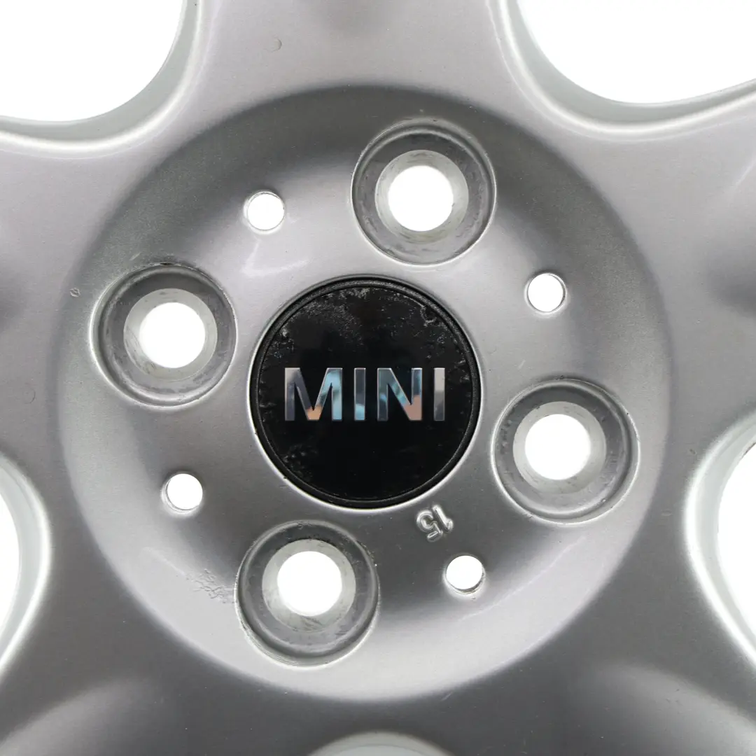 Mini One R50 R55 R56 Silver Wheel Alloy Rim 15" 5,5J 5-Start Spooler 100 - SKU 6768498-2 - Part number 6768498