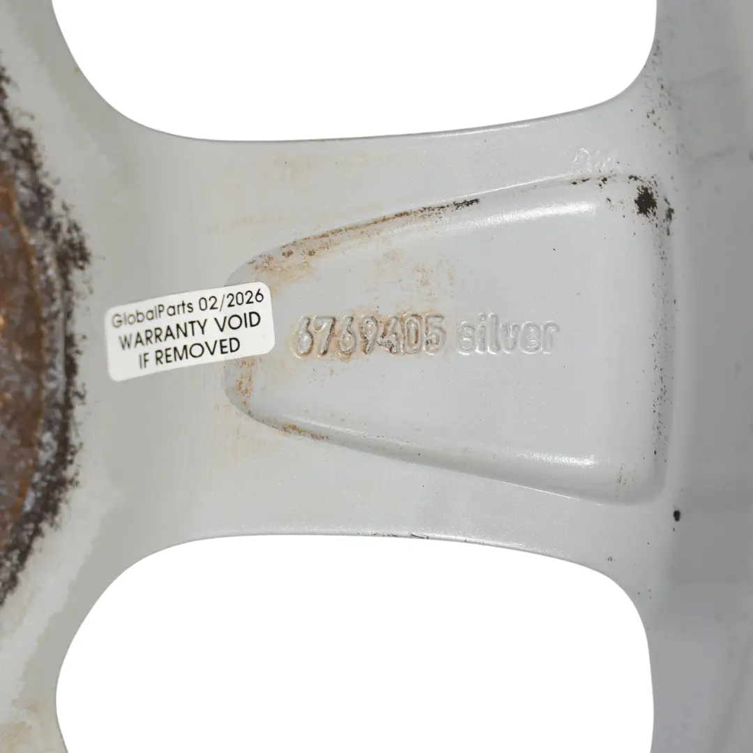 Mini Cooper One R50 R56 Silver Wheel Alloy Rim 15" ET:45 5,5J Rotator Spoke 101 - SKU 6769405-4 - Part number 6769405