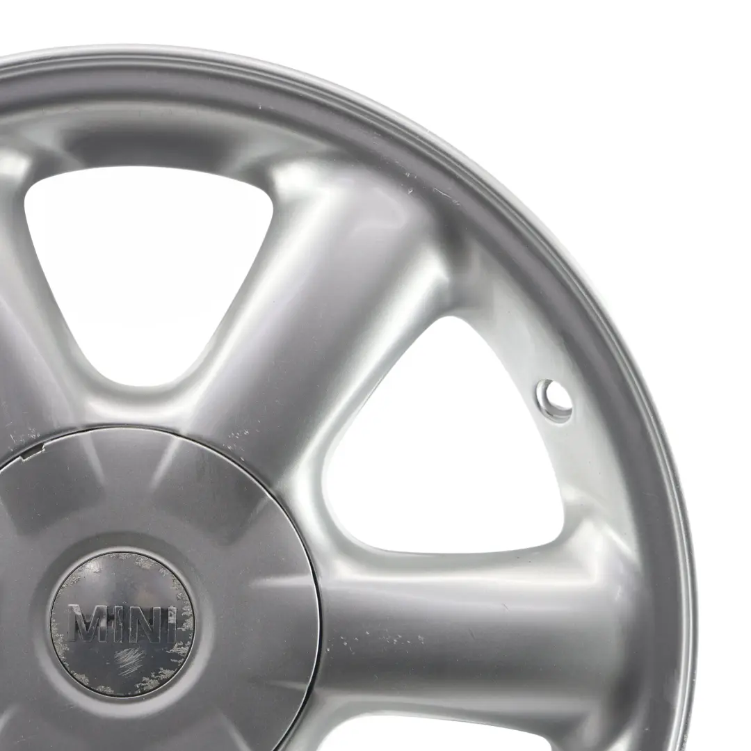 Alloy Rim 15" ET:45 5,5J Rotator Spoke 101 to Mini Cooper One R50 R56 Silver Wheel with Part number 6769405 Mini Cooper One R50 R56 Silver Wheel Alloy Rim 15" ET:45 5,5J Rotator Spoke 101 - SKU 6769405-4 - Part number 6769405