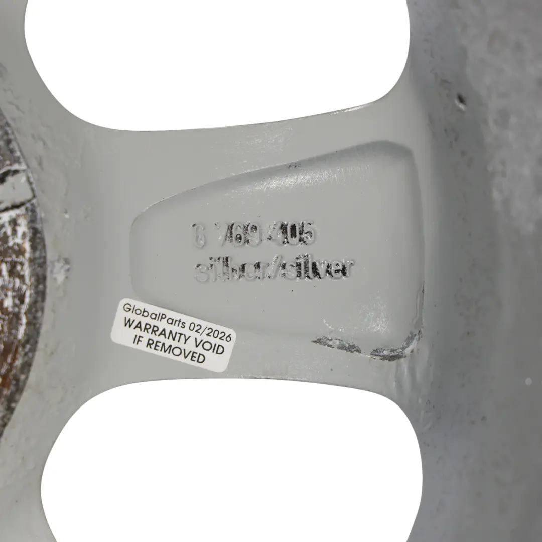 Alloy Rim 15" 5,5J ET:45 Rotator Spoke 101 to Mini Cooper One R50 R56 Silver Wheel with Part number 6769405 Mini Cooper One R50 R56 Silver Wheel Alloy Rim 15" 5,5J ET:45 Rotator Spoke 101 - SKU 6769405-5 - Part number 6769405