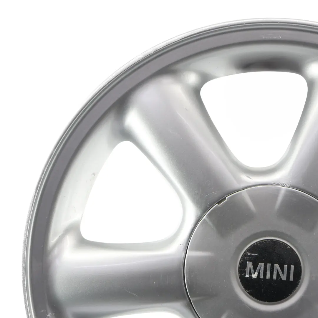 Llanta Aleación Plateada 15" 5,5J ET:45 Rotator 101 para Mini Cooper One R50 R56 con número de pieza 6769405 Mini Cooper One R50 R56 Llanta Aleación Plateada 15" 5,5J ET:45 Rotator 101 - SKU 6769405-5 - Número de pieza 6769405