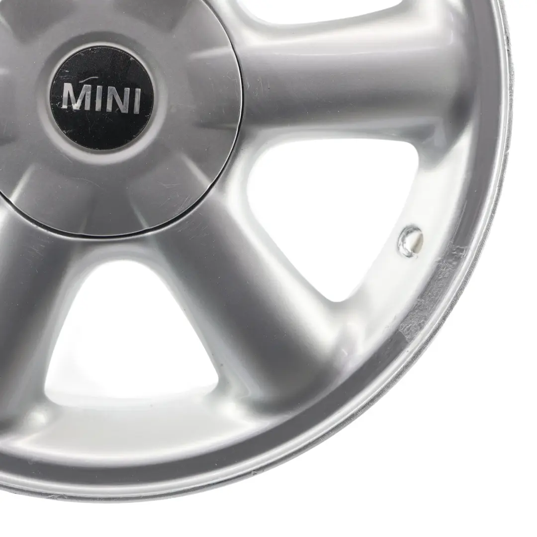 Mini Cooper One R50 R56 Llanta Aleación Plateada 15" 5,5J ET:45 Rotator 101 - SKU 6769405-5 - Número de pieza 6769405