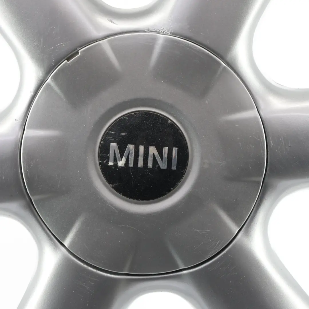 Silberne Leichtmetallfelge 15" 5,5J ET:45 Rotator 101 für Mini Cooper One R50 R56 mit Teilenummer 6769405 Mini Cooper One R50 R56 Silberne Leichtmetallfelge 15" 5,5J ET:45 Rotator 101 - SKU 6769405-5 - Teilenummer 6769405