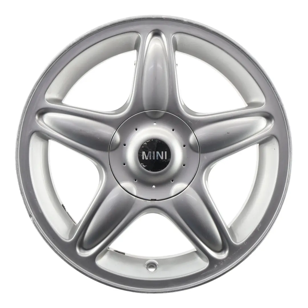 Alufelge 16" 6.5J 5-Star Blaster 103 für Mini Cooper R50 R52 R53 R55 R56 R57 mit Teilenummer 6769409 Mini Cooper R50 R52 R53 R55 R56 R57 Alufelge 16" 6.5J 5-Star Blaster 103 - SKU 6769409-8 - Teilenummer 6769409