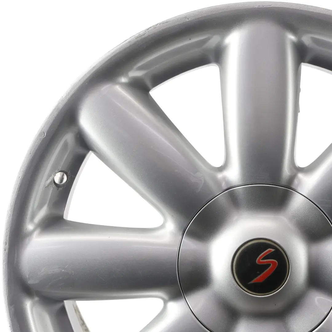 Mini Cooper One R50 R55 R56 R57 Jante Alliage Argentée 17" 7J Crown 104 Rayons - SKU 6769411-4 - Numéro de pièce 6769411