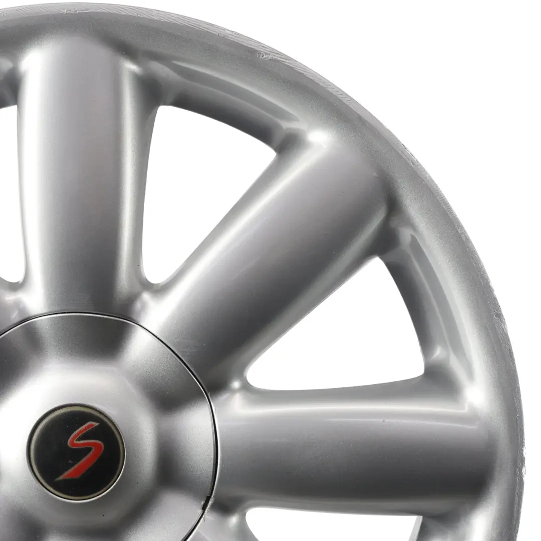 Argento Cerchio In Lega 17" 7J Corona Raggi 104 per Mini Cooper One R50 R55 R56 R57 con numero di parte 6769411 Mini Cooper One R50 R55 R56 R57 Argento Cerchio In Lega 17" 7J Corona Raggi 104 - SKU 6769411-4 - Numero di parte 6769411