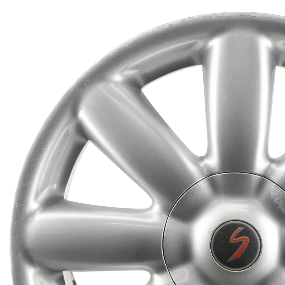 Llanta de Aluminio Plata 17" ET: 48 7J para Mini Cooper One R50 R53 R55 R56 con número de pieza 6769411 Mini Cooper One R50 R53 R55 R56 Llanta de Aluminio Plata 17" ET: 48 7J - SKU 6769411-5 - Número de pieza 6769411