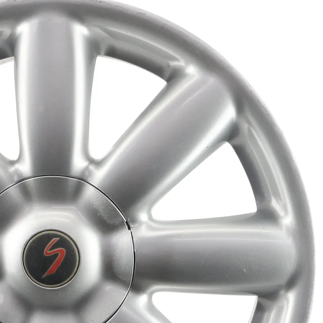 Mini Cooper R50 R55 R56 R57 Silberne Leichtmetallfelge 17" 7J Crown Speichen 104 - SKU 6769411-5 - Teilenummer 6769411