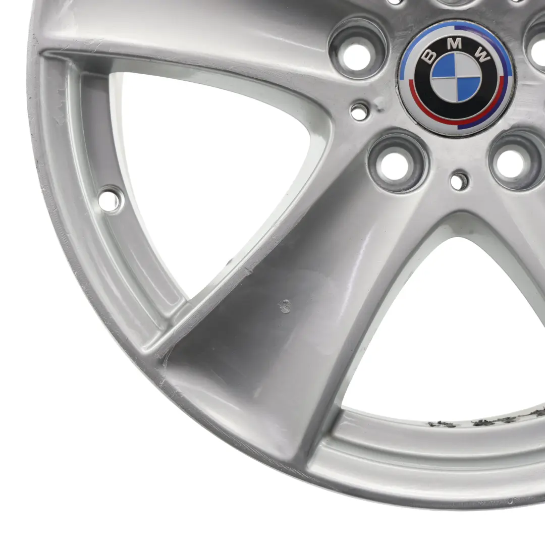 Silberne Leichtmetallfelge 18" ET:46 8.5J Sternspeiche 209 für BMW X5 E70 mit Teilenummer 6770200 BMW X5 E70 Silberne Leichtmetallfelge 18" ET:46 8.5J Sternspeiche 209 - SKU 6770200-2 - Teilenummer 6770200