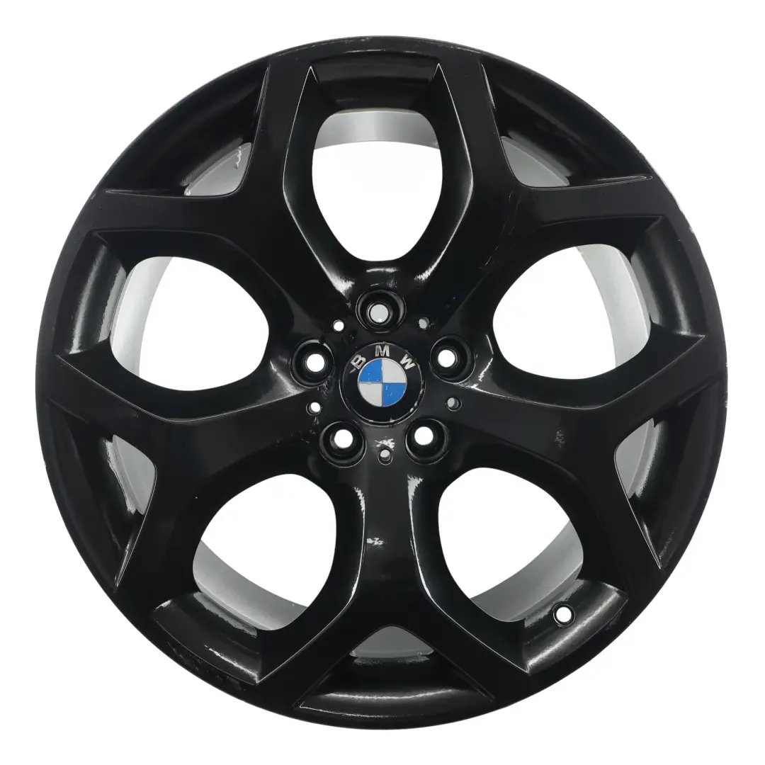 BMW X5 E70 Black Rear Wheel Alloy Rim 20" Y-spoke 214 ET:37 11J - SKU 6772250-6 - Part number 6772250
